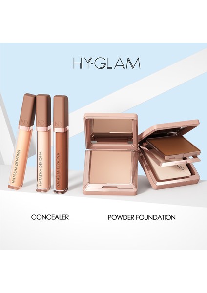Hy-Glam Powder Foundation Refill - Pudra Fondöten, Yedek Np7 - Refil (12,5 gr)