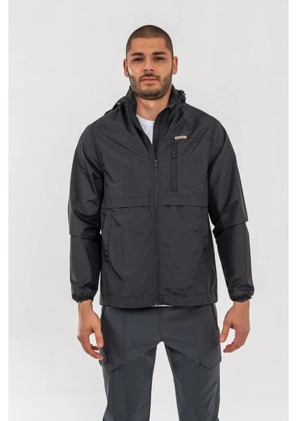 Combat Tactical Outdoor Mevsimlik Su Geçirmez Yağmurluk Mont Kapüşonlu Rüzgârlık Mont - 605