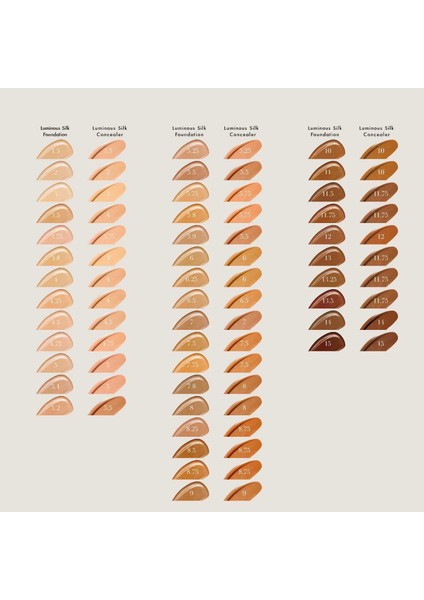 Luminous Silk - Işıltılı ve Doğal Bitişli Fondöten 4.5 Sable (30 ml) fiyatları