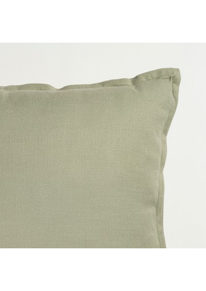 Nilüfer Şantuklu Viskon Pamuk Dolgulu Kırlent 45x45 Cm Yeşil modelleri