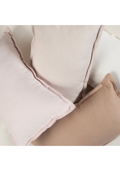 Nilüfer Şantuklu Viskon Pamuk Dolgulu Kırlent 30x50 Cm Pembe fırsatları