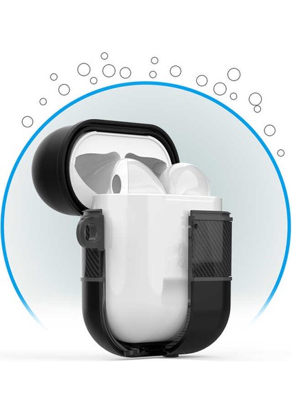 - Apple Airpods 1. Nesil - Kılıf Darbelere Karşı Dayanıklı Koruyucu Silikon Kılıf Airbag 16