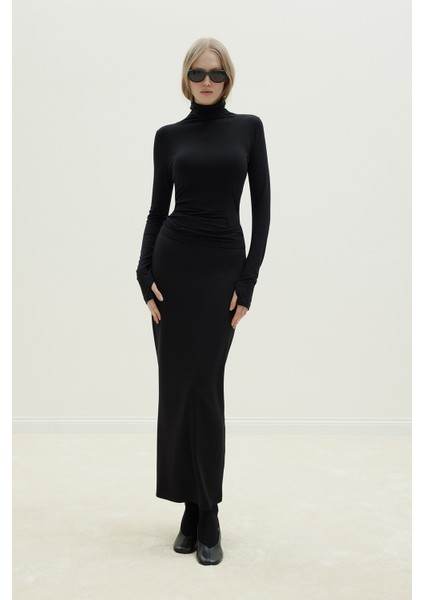 Siyah Boğazlı Tensel Body