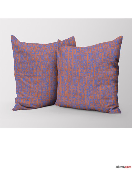 Geometrik Desenli Dijital Baskılı Şifon Saten Kumaş / En 1,50 cm - Elbise , Perde ve Kırlent modelleri