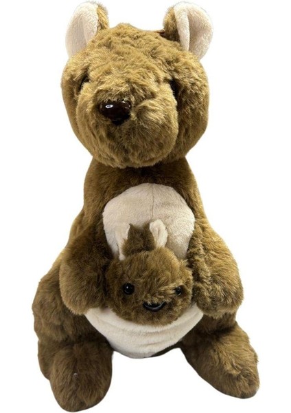 Peluş Kanguru 35 cm 23237 Koyu Kahve