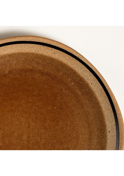 Lızbon Stoneware Pasta Tabağı 20 cm Kahverengi fırsatları