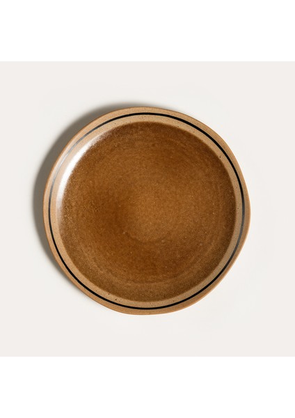 Lızbon Stoneware Yemek Tabağı 28X28X3 cm Kahverengi modelleri