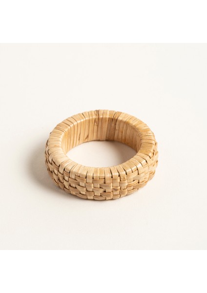 Lotus Bambu Peçete Halkası 5.5x5.5x2 cm Natural