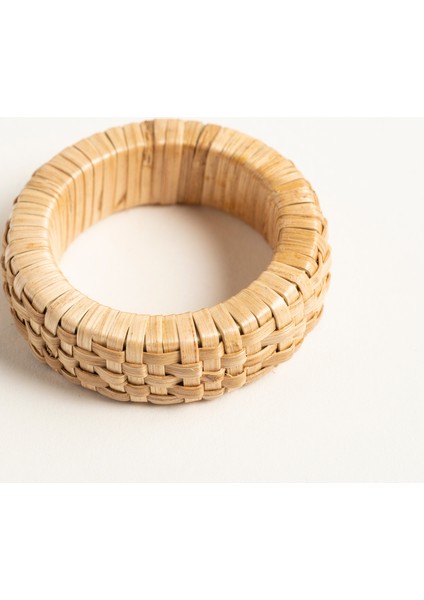 Lotus Bambu Peçete Halkası 5.5x5.5x2 cm Natural fırsatları