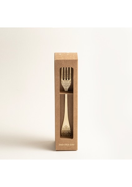 Dume Çelik Tatlı Çatalı 3X20X0.2 cm Mat Şampanya