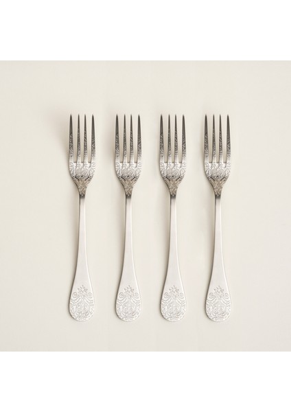 Dume Çelik Yemek Çatalı 3X23X0.3 cm Mat Gümüş modelleri