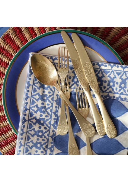 Dume Çelik Yemek Çatalı 3X23X0.3 cm Mat Şampanya fiyatları