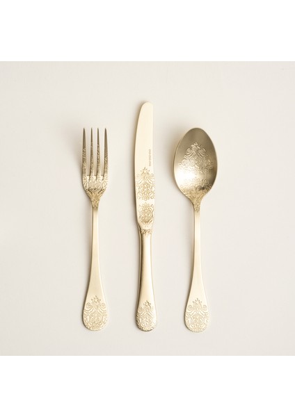 Dume Çelik Yemek Kaşığı 4X23X0.3 cm Mat Şampanya fırsatları