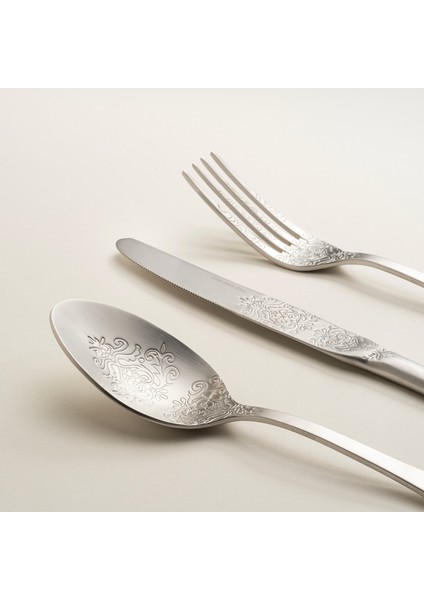 Dume Çelik Yemek Bıçağı 2X23X0.3 cm Mat Gümüş indirimleri