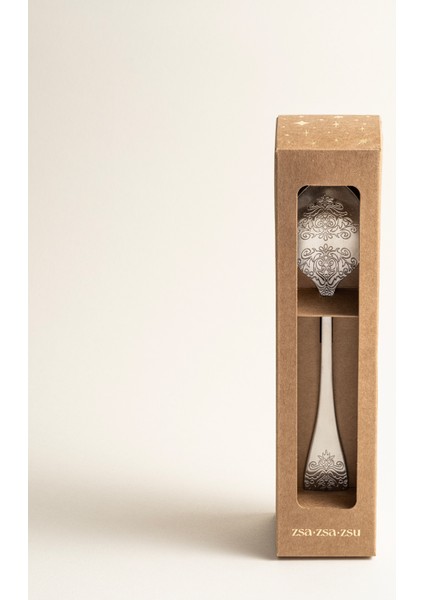 Dume Çelik Tatlı Kaşığı 4X20X0.2 cm Mat Gümüş