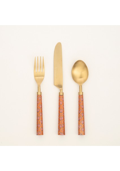 Rampur Çelik Çkb Seti 24X3X1 cm Turuncu