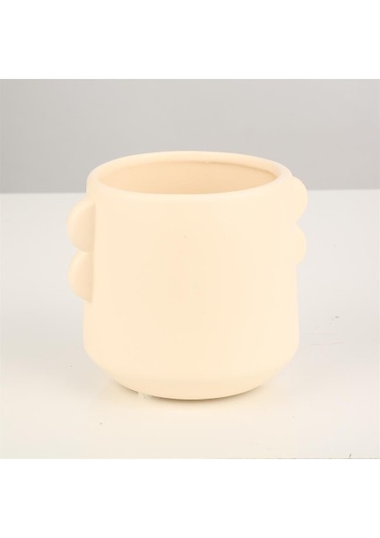 Seramik Vazo Krem AK.JF095753090-1