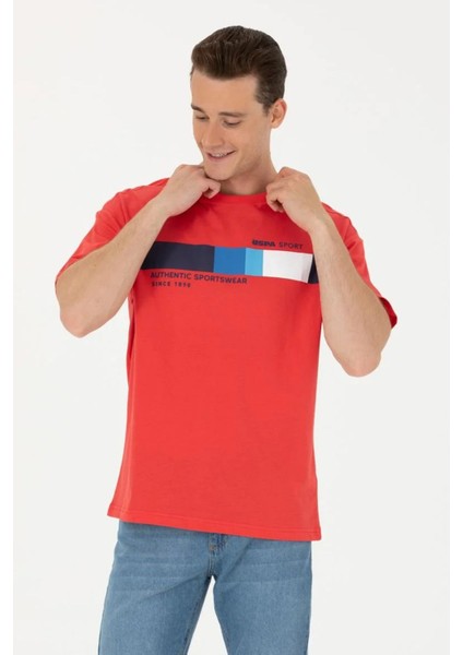 Erkek Comfort Bisiklet Yaka Tişört modelleri