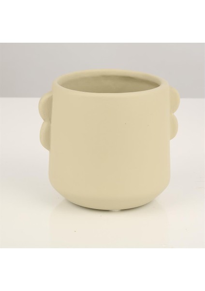 Seramik Vazo Krem AK.JF095753090-2