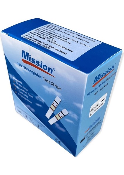 Mission Hemoglobin Test Stribi 50Lİ