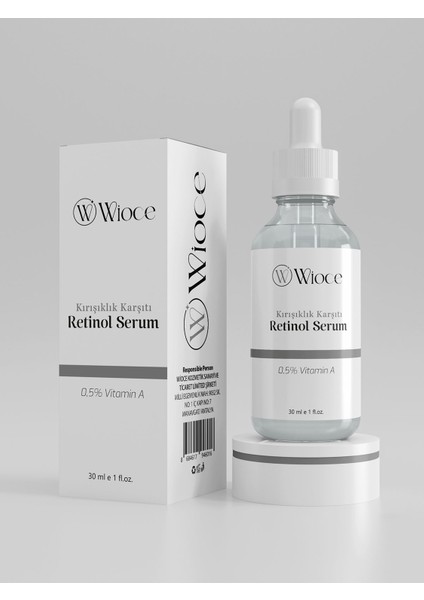 Kırışıklik Karşıtı (A Vitamini) Retinol Serum 30 ml