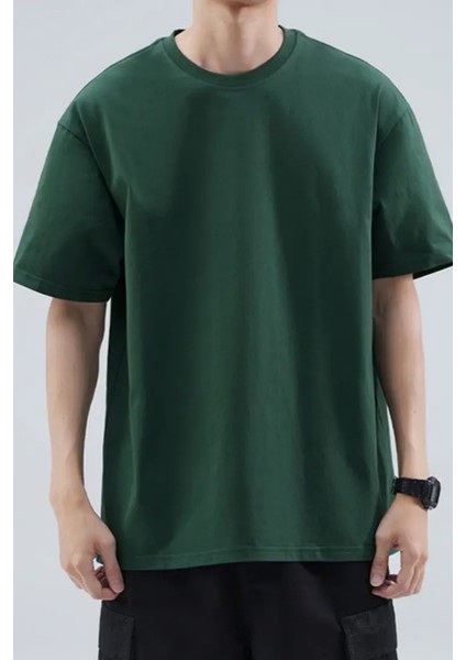 Erkek Siyah Taş Yeşil Lacivert Pamuklu 4'lü T-Shirt Paketi fırsatları