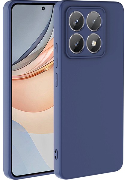 noktaks - Xiaomi Mi 14T Pro - Kılıf İçi Kadife Koruyucu Mara Lansman Kapak - Lacivert - T34778