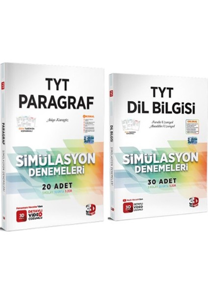 TYT Paragraf ve Dil Bilgisi Deneme Seti 2 Kitap