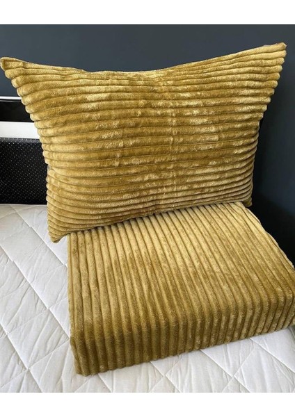 Fitilli Peluş Nevresim Takımı Çift Kişilik