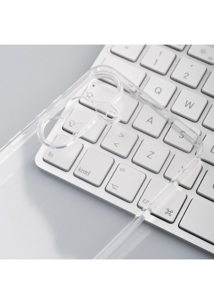 - Galaxy S24 Fe - Kılıf Slim Fitt 2mm Anti Shock Silikon - Şeffaf
