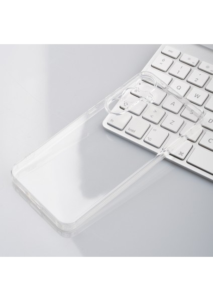 - Galaxy S24 Fe - Kılıf Slim Fitt 2mm Anti Shock Silikon - Şeffaf