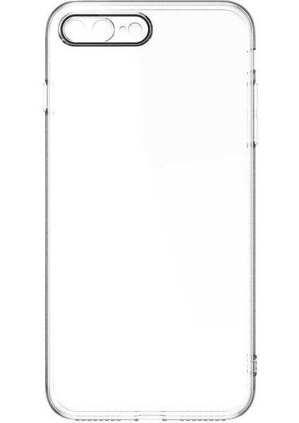Noktaks - ZORE Apple iPhone 8 Plus - Kılıf Kamera Lens Korumalı Fizy Kapak - Şeffaf - T20082 indirimleri