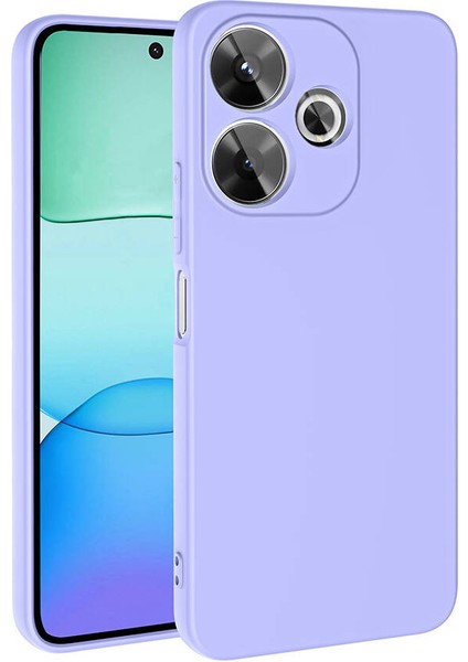 Redmi 13 4g - Kılıf Içi Kadife Koruyucu Mara Lansman Kapak - Lila
