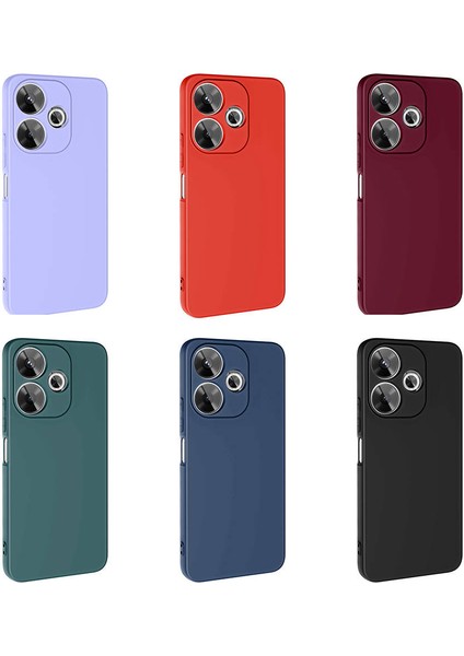 Redmi 13 4g - Kılıf Içi Kadife Koruyucu Mara Lansman Kapak - Lila
