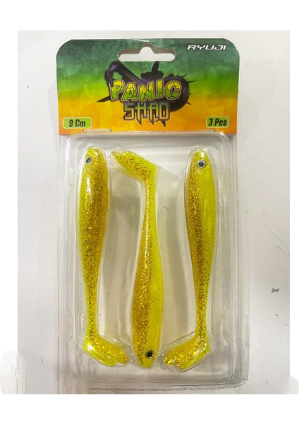 Panic Shad 9cm 5.5gr 3 Adet Silikon Yem