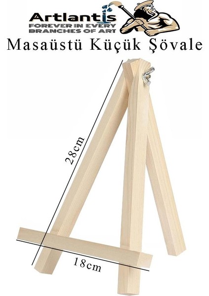 Küçük Akrobat Şövale Masaüstü 1 Adet Mini Katlanabilir Tuval Çerçeve Fotoğraf Sövale Ressam Sehbası Resim Standı