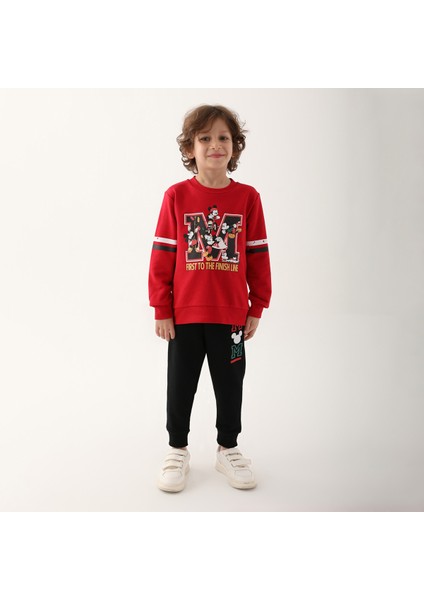 D4820-3 Erkek Çocuk Eşofman Takımı Kırmızı