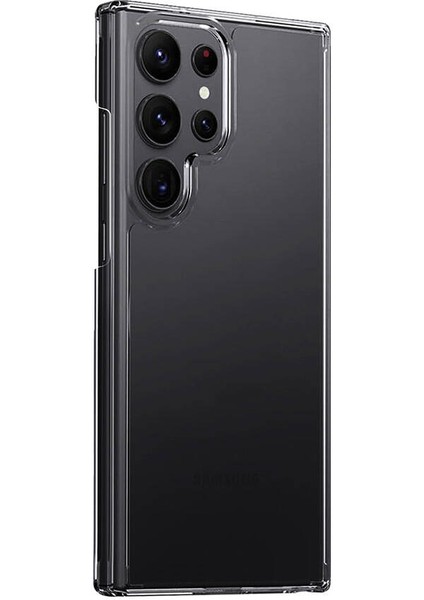 Noktaks - ZORE Galaxy S23 Ultra - Kılıf Sert Şeffaf Pürüzsüz Vonn Kapak - Şeffaf - T30668