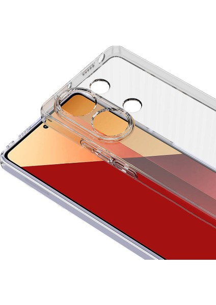 Redmi Note 13 Pro 4g - Kılıf Şeffaf Soft Slim Fitt Süper Silikon Kapak - Şeffaf fiyatları