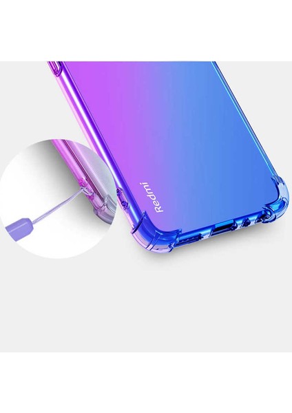 - Redmi Note 8 - Kılıf Kenar Köşe Korumalı Nitro Anti Shock Silikon - Şeffaf