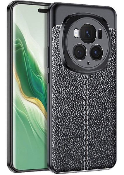 Honor Magic 6 Pro - Kılıf Auto Focus Karbon Niss Silikon Kapak - Şeffaf