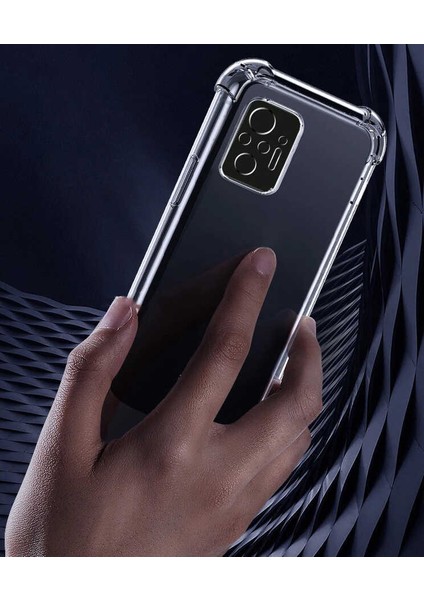 - Redmi Note 10S - Kılıf Kamera Korumalı Nitro Anti Shock Silikon - Şeffaf