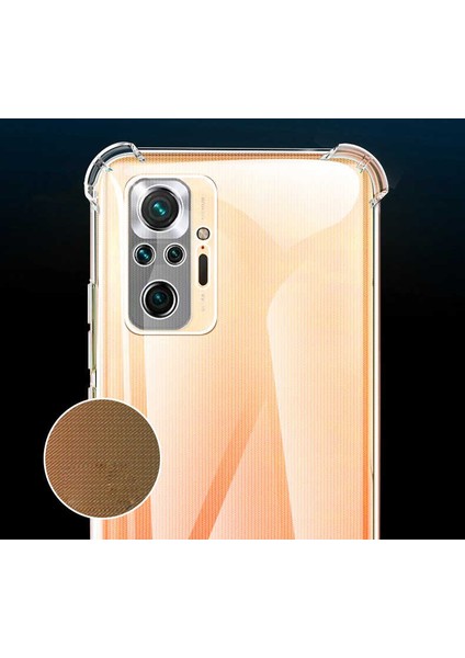 - Redmi Note 10S - Kılıf Kamera Korumalı Nitro Anti Shock Silikon - Şeffaf
