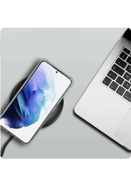 - Galaxy S22 Plus - Kılıf Kamera Korumalı Nitro Anti Shock Silikon - Şeffaf