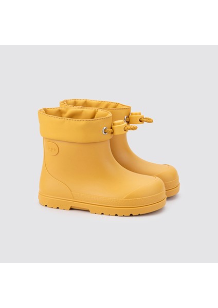 MENDI Unisex Çocuk Su Geçirmez Çizme Beyaz