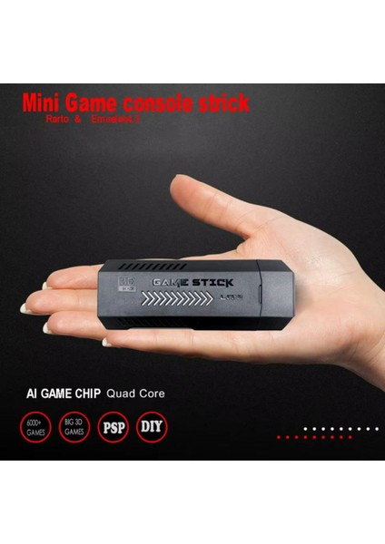 X2 Gamestick 3D Retro Video Oyunu Konsol 2.4g Kablosuz Kontrolörleri Sega/psp/ps1/pes Oyunlu modelleri