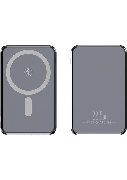 Apple iPhone 12 13 14 Uyumlu 15W Hızlı Şarj Magsafe Powerbank 5000 mAh Kablosuz Mıknatıslı modelleri