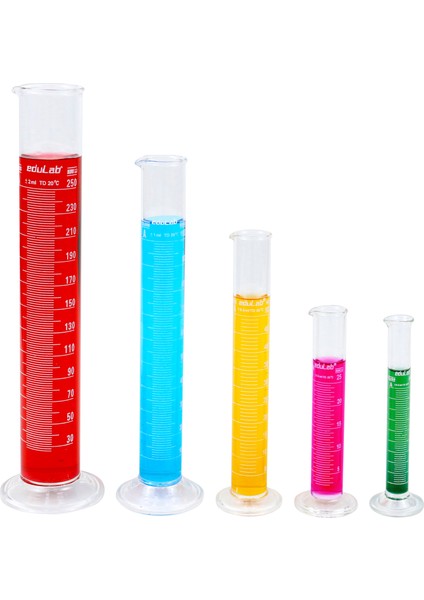 Dereceli Silindir 10 Ml 1/2 Böl Cam Mezur