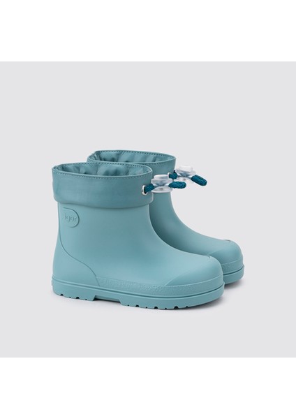 MENDI Unisex Çocuk Su Geçirmez Çizme Beyaz