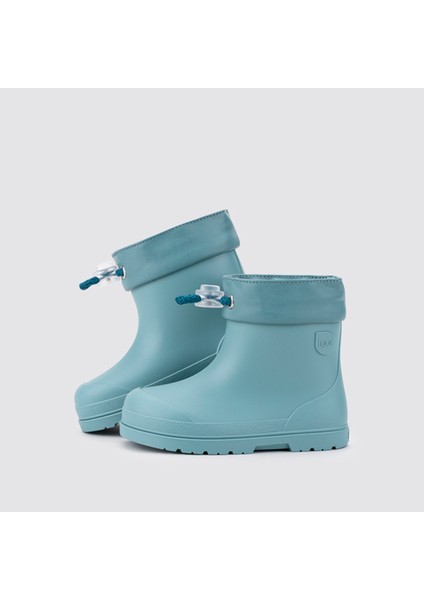 MENDI Unisex Çocuk Su Geçirmez Çizme Beyaz
